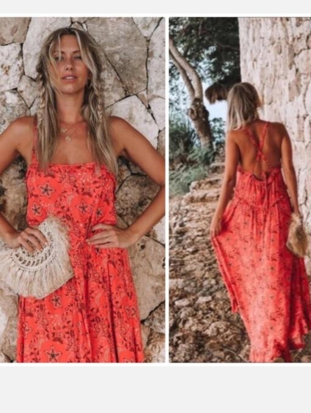 Spell Revolve Exclusive Celestial Strappy Dress Small